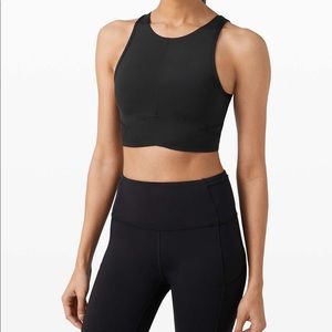 Lululemon final mile crop tank - 6 black